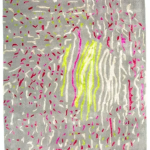 Designer teppe - 245 x 143 cm - grå