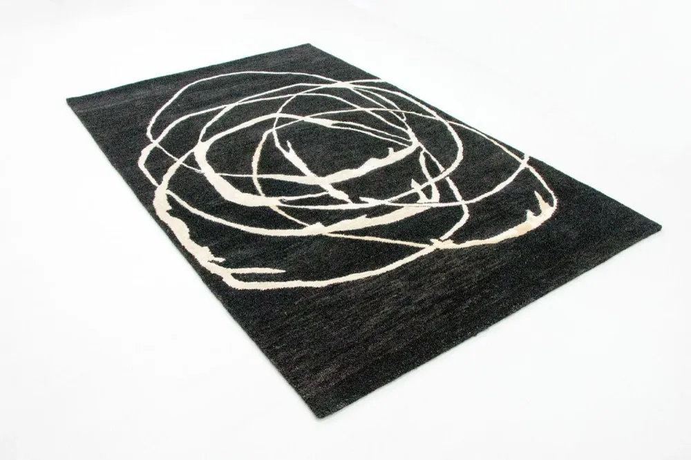 Designer teppe - 245 x 153 cm - blå