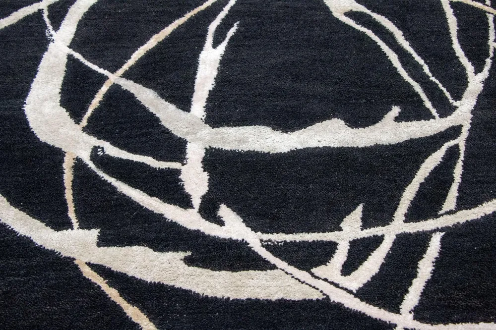 Designer teppe - 245 x 153 cm - blå