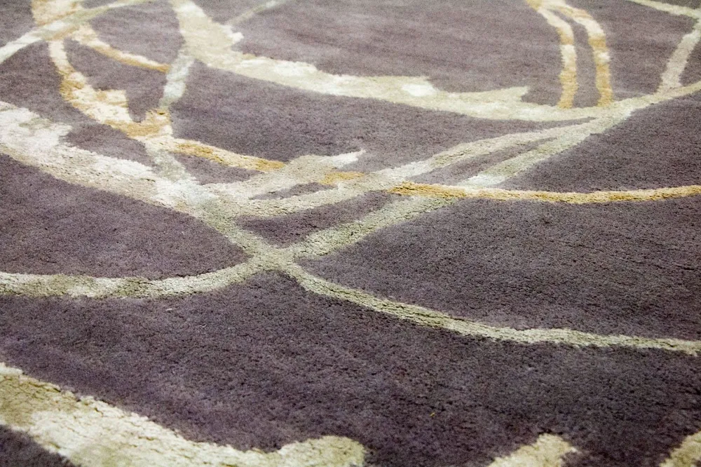 Designer teppe - 245 x 155 cm - lilla