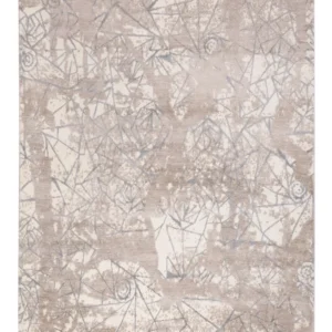 Designer teppe - 245 x 175 cm - lysegrå