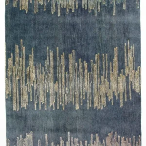 Designer teppe - 246 x 154 cm - blå