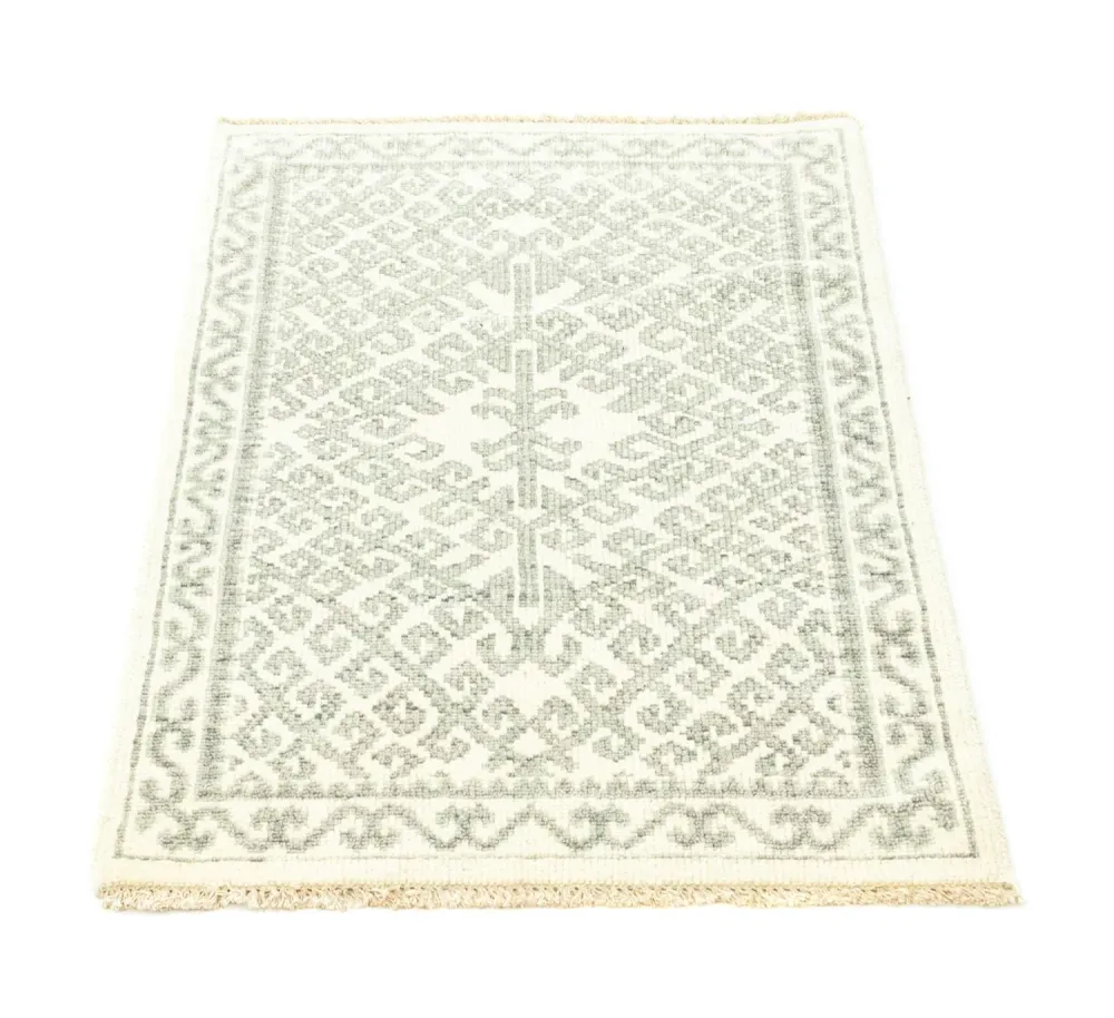 Designer teppe - 88 x 62 cm - grå
