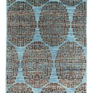 Designer teppe - 96 x 60 cm - blå
