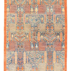 Designer teppe - 267 x 219 cm - oransje