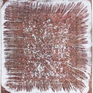 Designer teppe - 288 x 270 cm - rust