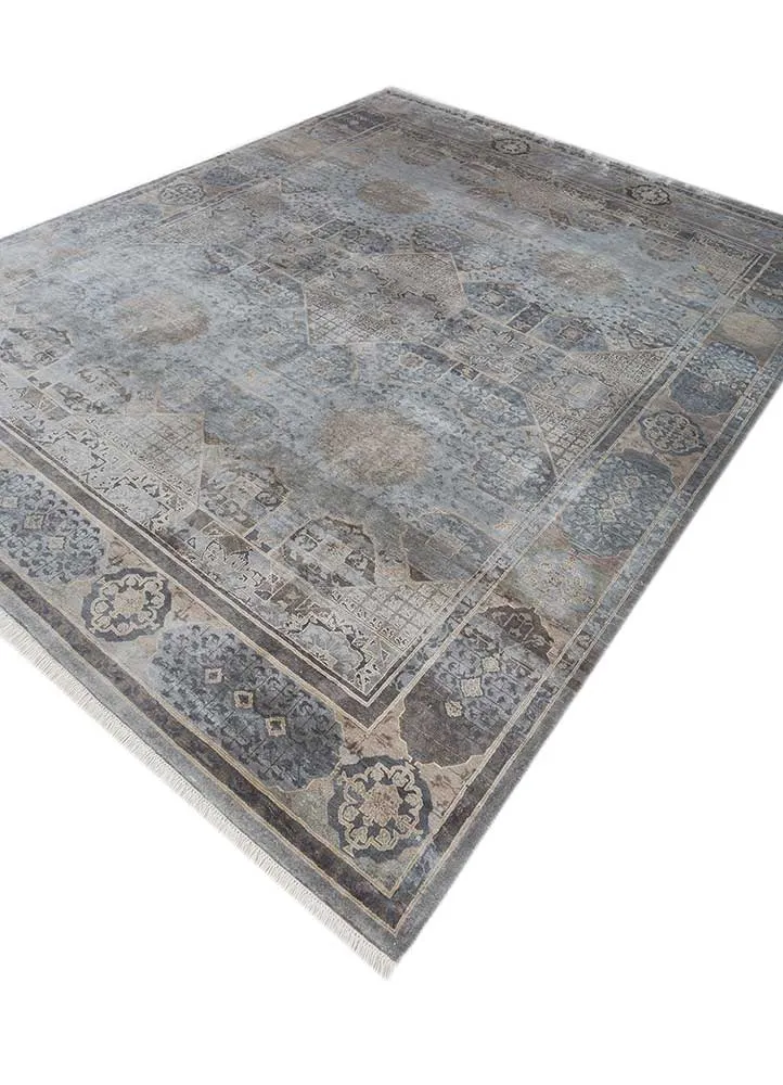 Designer teppe - 300 x 240 cm - lysegrå