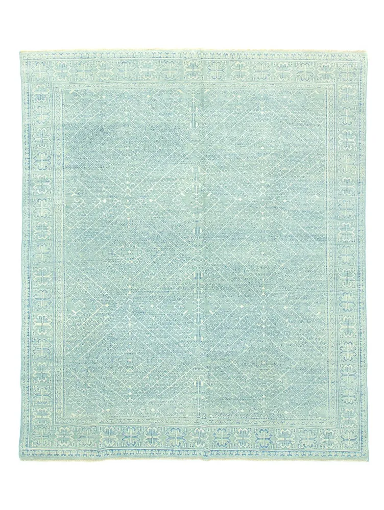 Designer teppe - 301 x 258 cm - lyseblå