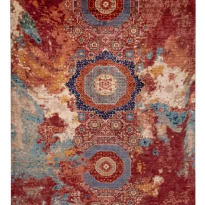 Designer teppe - 340 x 253 cm - flerfarget