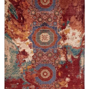Designer teppe - 346 x 245 cm - flerfarget