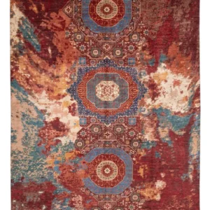 Designer teppe - 393 x 294 cm - flerfarget