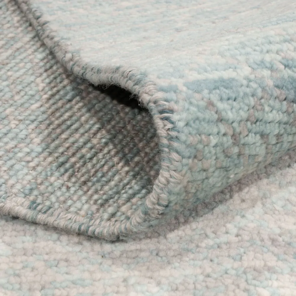 Designer teppe - 428 x 307 cm - lyseblå
