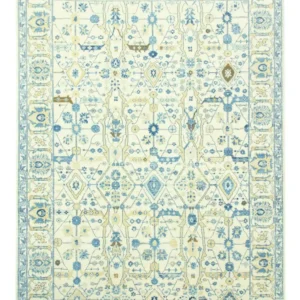 Designer teppe - 434 x 310 cm - lyseblå