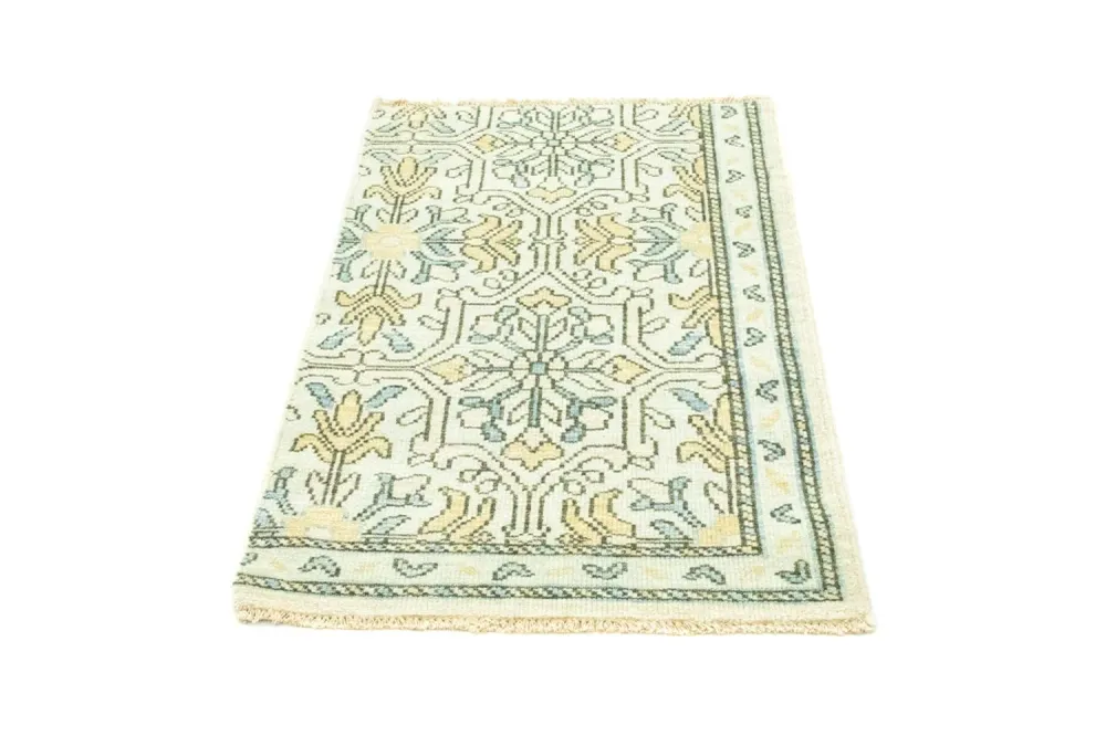 Designer teppe - 93 x 58 cm - beige