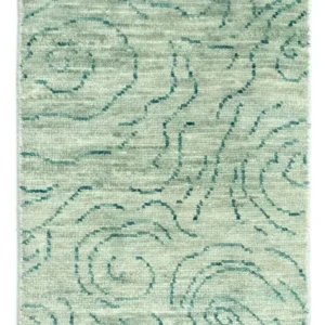 Designer teppe - 90 x 62 cm - grønn