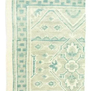 Designer teppe - 95 x 62 cm - lyseblå