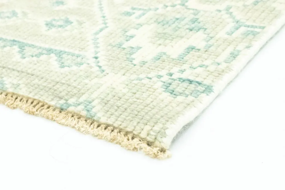 Designer teppe - 95 x 62 cm - lyseblå