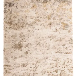 Designer teppe - 90 x 60 cm - lysebrun