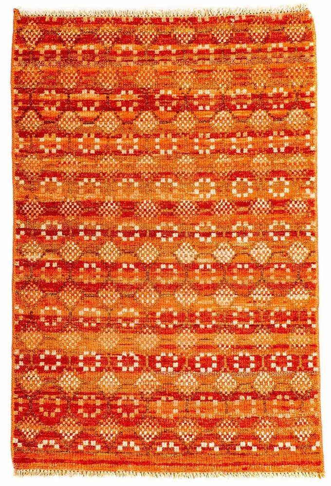 Designer teppe - 92 x 62 cm - oransje