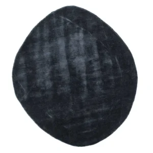 Designer teppe spesiell form - 140 x 122 cm - antrasitt