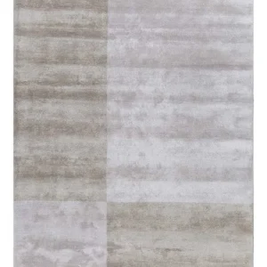 Designer teppe spesiell form - 240 x 150 cm - lysegrå