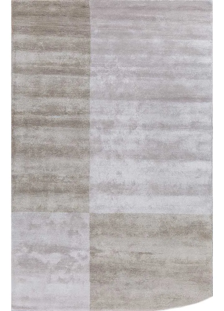 Designer teppe spesiell form - 240 x 150 cm - lysegrå
