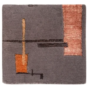 Designer teppe square - 30 x 30 cm - grå