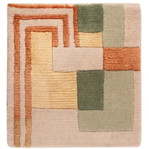 Designer teppe square - 30 x 30 cm - grønn