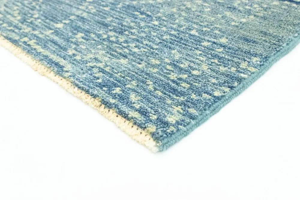 Designer teppe square - 62 x 61 cm - lyseblå