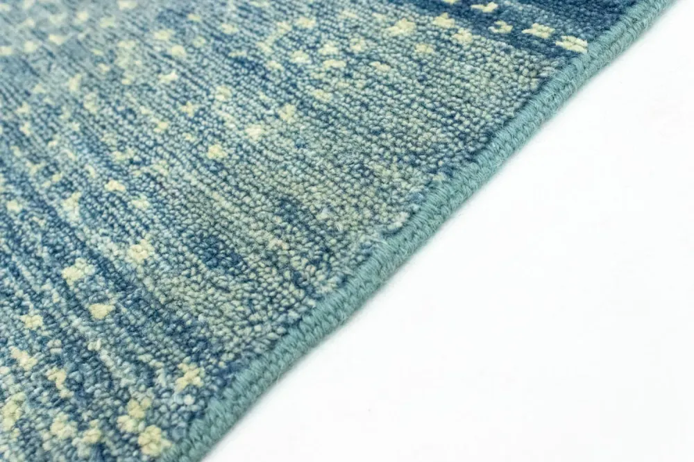 Designer teppe square - 62 x 61 cm - lyseblå