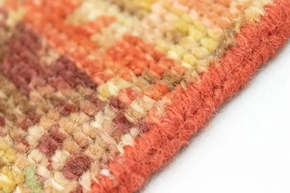 Designer teppe square - 59 x 58 cm - oransje