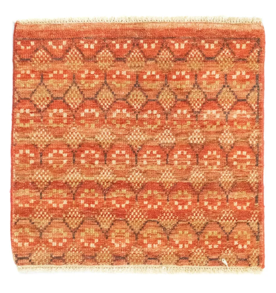 Designer teppe square - 62 x 59 cm - oransje