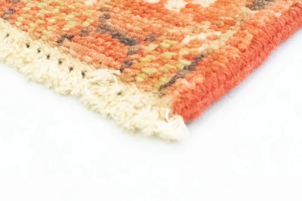Designer teppe square - 62 x 59 cm - oransje