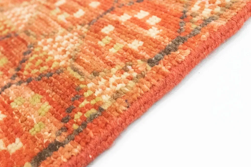 Designer teppe square - 62 x 59 cm - oransje
