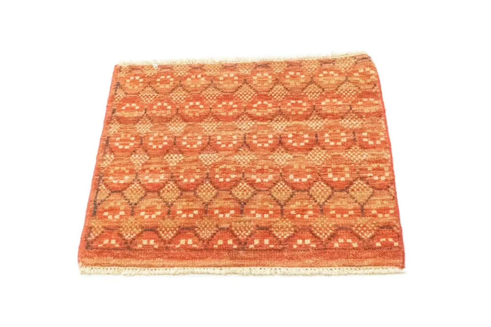 Designer teppe square - 62 x 59 cm - oransje