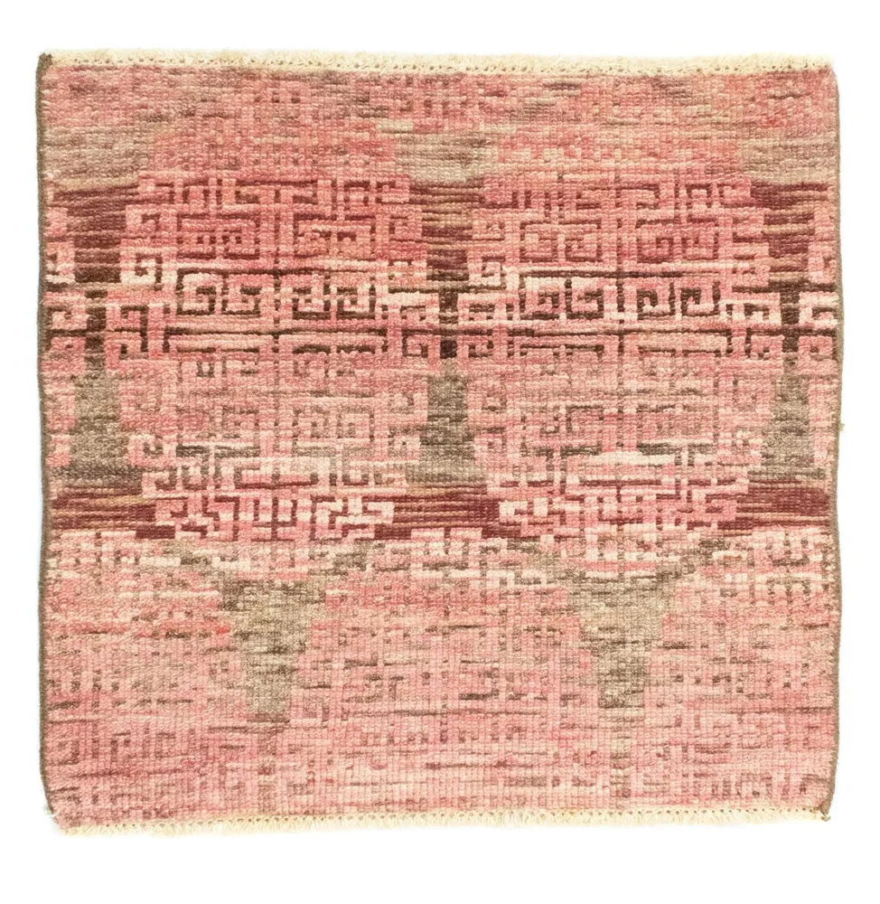 Designer teppe square - 66 x 61 cm - rosa