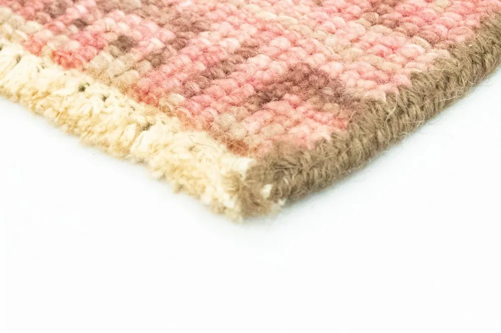 Designer teppe square - 66 x 61 cm - rosa