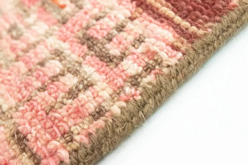 Designer teppe square - 66 x 61 cm - rosa