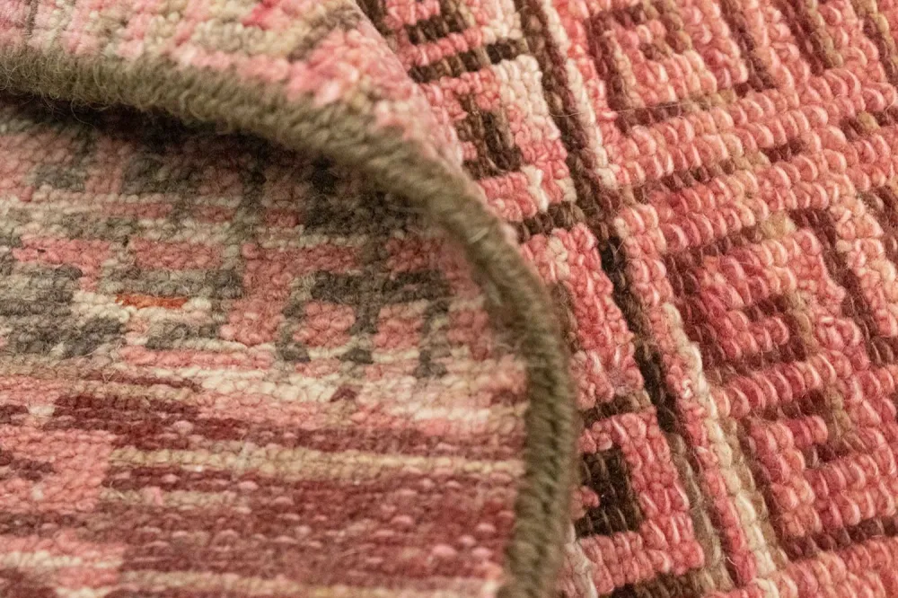 Designer teppe square - 66 x 61 cm - rosa