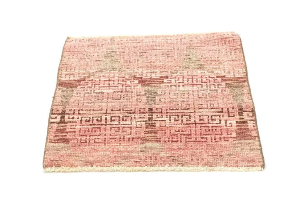 Designer teppe square - 66 x 61 cm - rosa