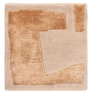 Designer teppe square - 30 x 30 cm - scala gold
