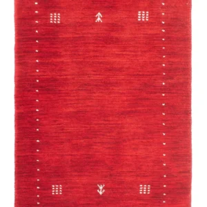 Gabbeh teppe - Indus - 90 x 60 cm - rød