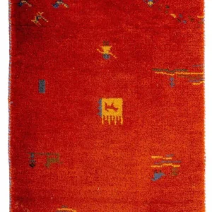 Gabbeh teppe - Indus - 90 x 60 cm - rød