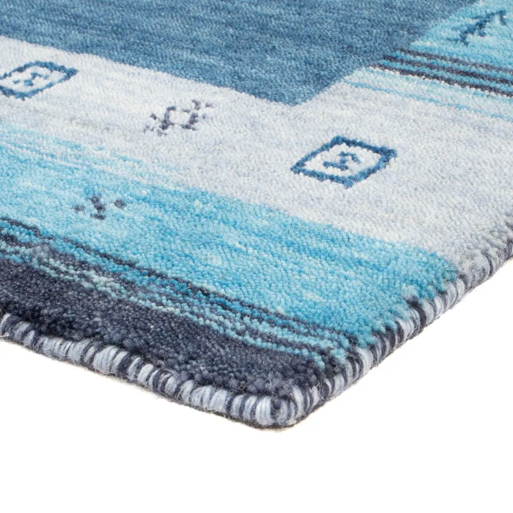 Gabbeh teppe - Indus - 140 x 70 cm - blå