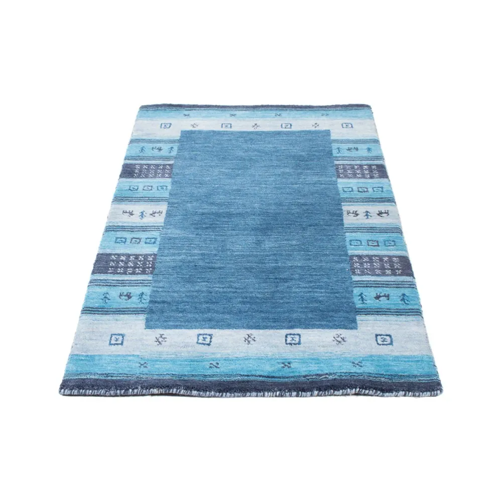 Gabbeh teppe - Indus - 140 x 70 cm - blå