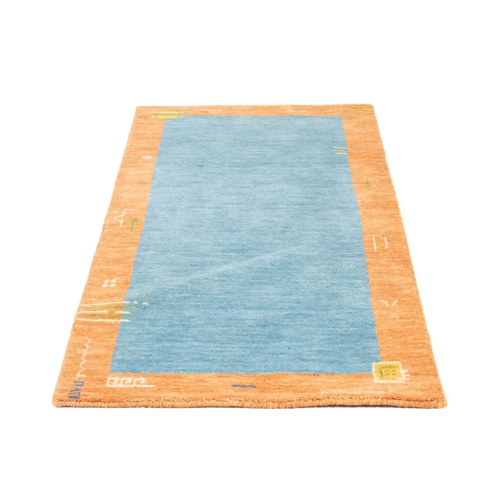 Gabbeh teppe - Indus - 140 x 70 cm - lyseblå