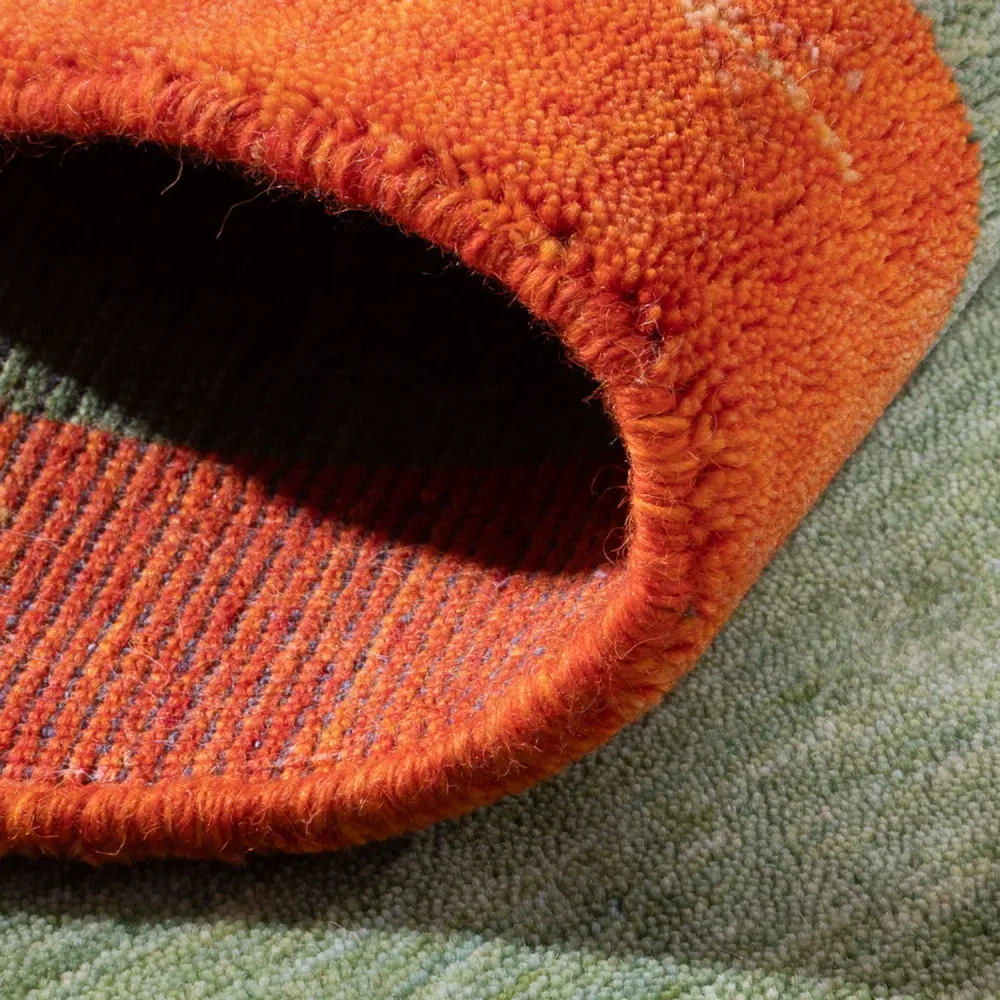 Gabbeh teppe - Indus - 140 x 70 cm - lysegrønn