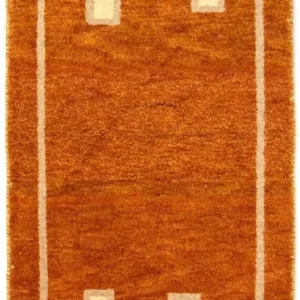 Gabbeh teppe - Indus - 140 x 70 cm - oransje