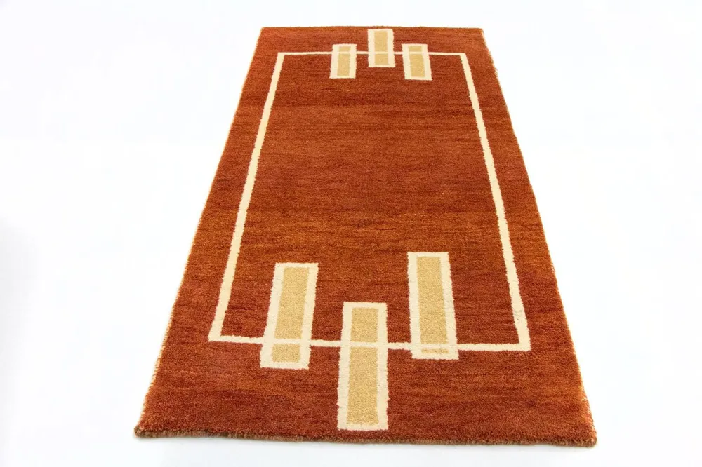 Gabbeh teppe - Indus - 140 x 70 cm - rust