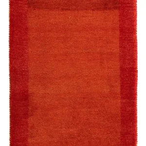 Gabbeh teppe - Indus - 142 x 74 cm - mørk rød